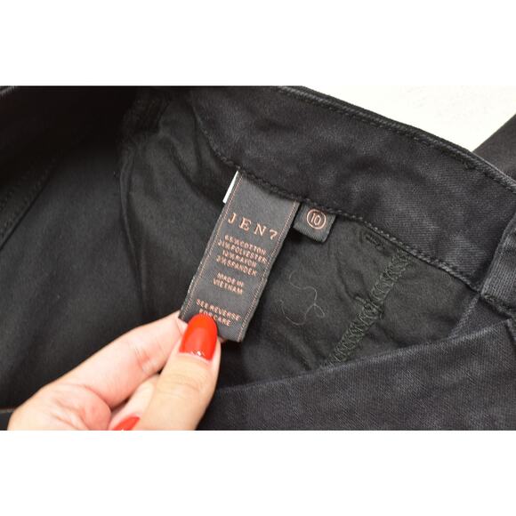 Jen7 by 7 for all Mankind Women Slim Bootcut Jeans Size 10 Cotton Blend NEW - Picture 6 of 8